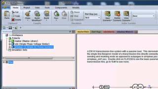The PSCAD workspace [upl. by Sean]