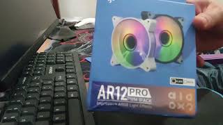 Unboxing Ventoinhas Aigo AR12pro [upl. by Fortune159]