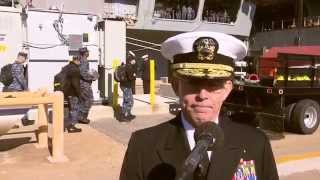 USS George HW Bush CVN 77 homecoming from Norfolk Va Part 2 [upl. by Chenee685]