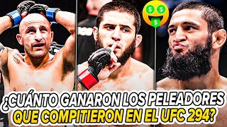 Salarios amp Bonificaciones del UFC 294💰💰💰  ¿Cuánto ganó ISLAM tras su BRUTAL KO sobre VOLKANOVSKI [upl. by Belloir498]