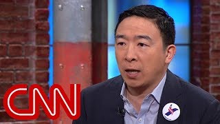 Presidential candidate Andrew Yang pushes for universal basic income [upl. by Letha]