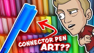 Can CONNECTOR PENS make EPIC ART [upl. by Cathy]