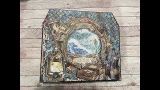 SONGS OF THE SEA LG ALBUM TUTORIAL PT 1  SHELLIE GEIGLE  JS HOBBIES AND CRAFTS [upl. by Leighland]