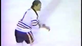 Mark Messier vs Doug Risebrough [upl. by Aicinad]