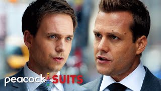 Harvey and Mike Go to War Over Logan Sanders  S04 E02  Suits [upl. by Steere]