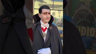 DRACULA REACTS TO BARBENHEIMER at Universal Studios Hollywood [upl. by Ranice]