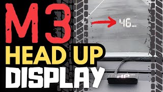 Car M3 OBD2 Head Up Display HUD Review [upl. by Eadrahc]