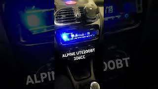 👉 ALPINE UTE200BT Autoradio 206CC 👍 Retour à mon Alpine 206cc 206 [upl. by Hurleigh]