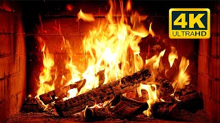 🔥 Cozy Fireplace 4K 12 HOURS Fireplace with Crackling Fire Sounds Crackling Fireplace 4K UHD [upl. by Kearney]