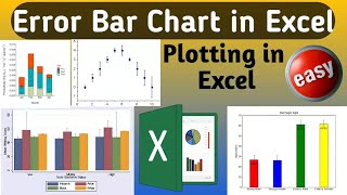 How to Create Standard Error Bar Chart in Excel  Error Bar Graphs using Excel  Excel Tutorial [upl. by Tollmann]