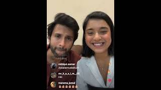 sumbul Touqeers live with mishkat verma sumbultouqeer [upl. by Aiza875]