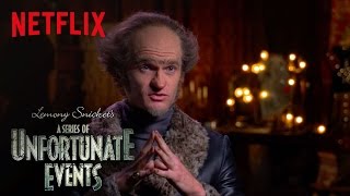 Lemony Snickets A Series of Unfortunate Events  An Unfortunate Actor on Acting  Netflix [upl. by Orodisi]