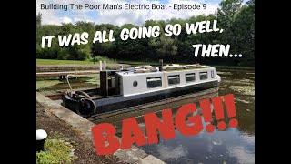 DIY Electric Drive Conversion on a Narrowboat  Winging It With The Tight Yorkshireman Episode 9 [upl. by Ttocserp853]