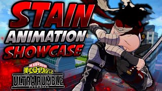 BREAKING LEAKS FULL STAIN ANIMATION SHOWCASE MY HERO ULTRA RUMBLE [upl. by Nellahs]