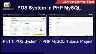 POS System in PHP MySQL Part 1  Overview of POS System in PHP MySQLi Project Tutorial [upl. by Calva]