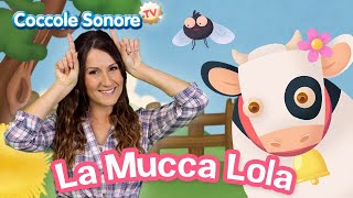 🐮 La Mucca Lola  Balliamo con Greta  Coccole Sonore [upl. by Oralle]