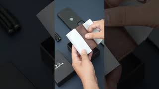 Maverick RFID Protected Wallet Cardholder Brown unboxing giftingideas giftsuggestions wallet [upl. by Aicylla]