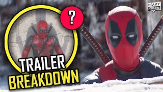 DEADPOOL amp Wolverine Trailer Breakdown  Easter Eggs Plot Details TVA Villain Xmen amp Reaction [upl. by Aonehc]