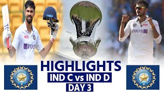 DULEEP TROPHY 2024 India C vs India D Highlights  Axar Patel  Shreyas Iyer  Ruturaj Gaikwad [upl. by Steck]