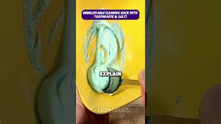 Toothpaste amp Salt The Ultimate Cleaning Combo cleaningtips homehacks diy [upl. by Nimad466]