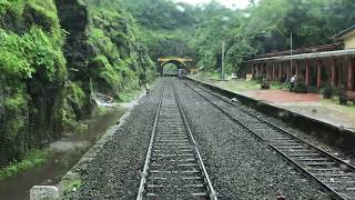 VISTADOME VIEW  Beautiful UKSHI RAILWAY STATION of KONKAN RAILWAY [upl. by Dena]