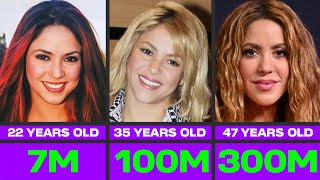 Shakira Net Worth 2247 Years Old 19992023 [upl. by Esertal]