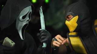 Mortal Kombat 1  Ghostface Both Fatalities amp Animality [upl. by Grishilde]