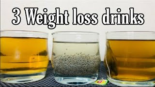 3 Weight loss and Fat Burning Organic Drinks  Drinks for fast weight loss [upl. by Nnylg]