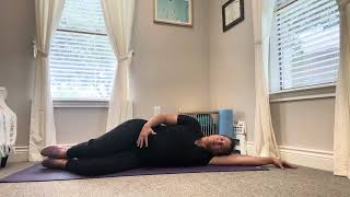 Sidelying Transverse Abdominis Activation  The Mama Clinic [upl. by Ally]