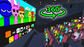 360° Incredibox Sprunki  VR CINEMA HALL Experience 2  VR 4K Experience [upl. by Otes]