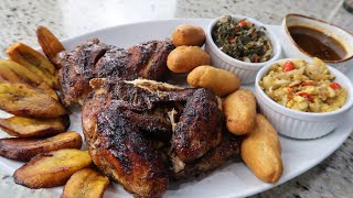 The most delicious oven jerk chicken  oven roasted jerk chicken [upl. by Yennep]