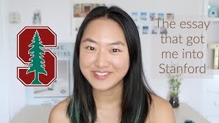 Reading the essay that got me into Stanford [upl. by Delila]