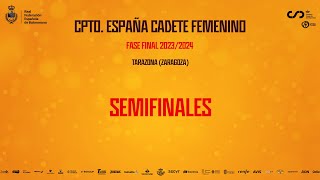 CDECadeteBM Femenino  SEMIFINALES  AEH LES FRANQUESES  BALONMANO LEGANÉS [upl. by Viridissa544]