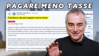 Cambiare Vita Per Pagare Meno Tasse  Reddit Reaction [upl. by Sanderson]