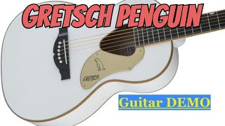 Gretsch Rancher Penguin Parlour Acoustic GUITAR DEMO [upl. by Airalav31]