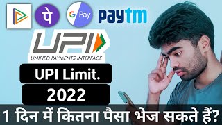 UPI Free Transaction 2023 New Limits  All UPI Limits amp Charges [upl. by Orimlede]