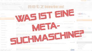 Stellenrecherche mit MetaSuchmaschinen [upl. by Lory]