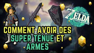 Trouver des armures et des armes puissantes au début du jeu  Zelda Tears of the kingdom zeldatotk [upl. by Destinee]