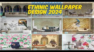 Floral Texture Stripes Latest Wallpapers  Exceptional Ethnic amp Modern Wallcoverings homedecor [upl. by Namajneb]