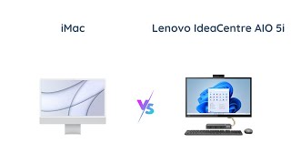 Apple iMac M1 vs Lenovo IdeaCentre AIO 5i  Which AllinOne Computer is Best for You [upl. by Dugan]