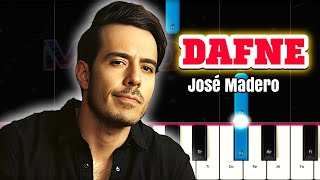 José Madero Sofía Thompson  Dafne Piano Tutorial  FÁCIL  EASY [upl. by Ritter]