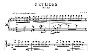 Alexander Scriabin  3 Etudes Op 65 Kirill Gerstein [upl. by Ainesy]