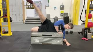 Extra Range Side Lying Hip Abductions  Exercise Demo [upl. by Meeharbi]