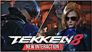 Tekken 8 New Special Interaction  Lee Chaolan vs Nina Williams  Character Interactions  Leaks [upl. by Eidda397]