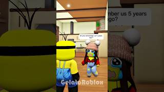 Minion SWEET COUPLE in ROBLOX BROOKHAVEN PART 3 😭 shorts roblox [upl. by Ainolloppa283]