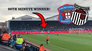 A LATE COMEBACK GIVES THE MARINERS AN AWAY WIN  Grimsby vs Carlisle vlog [upl. by Keyek]