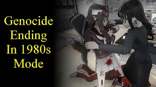 Eliminating Everyone In 1980s Mode Yandere Simulator [upl. by Ardnikat]