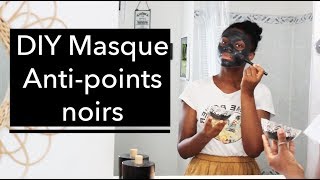 DIY Masque antipoints noirs au charbon rapide simple et faitmaison  Peau mixte à grasse [upl. by Jo-Ann]