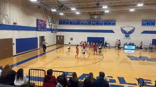 Girls Basketball Woodcreek Jr High A Team vs Haskett Jr High 2nd Half [upl. by Aikrahs]