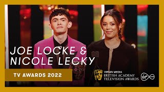 Joe Locke and Nicole Lecky are the cutest presenting duo  Virgin Media BAFTA TV Awards 2022 [upl. by Bean]